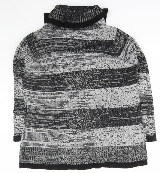 Womens UK Size L BM Grey Pullover Jumper