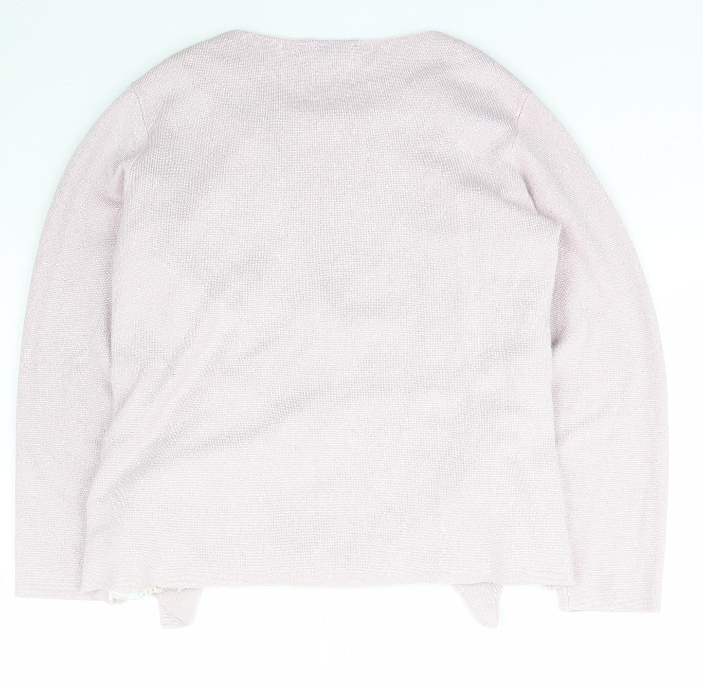 Womens UK Size 8 Bonmarché Pink Cardigan Jumper