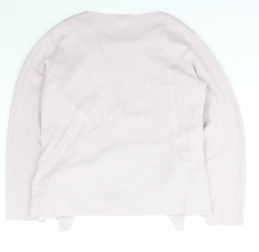 Womens UK Size 8 Bonmarché Pink Cardigan Jumper