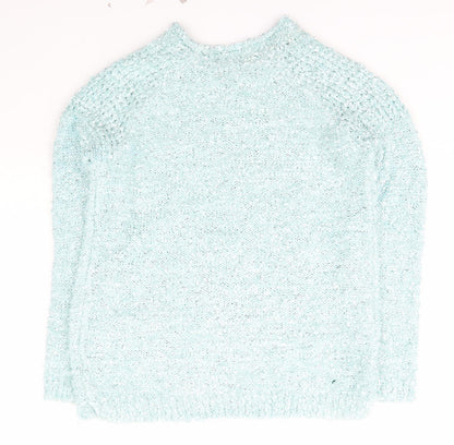 Womens UK Size M BM Blue Pullover Jumper
