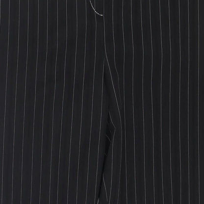 zucchero Womens Black  Polyester Capri Trousers Size 14 L29 in Regular