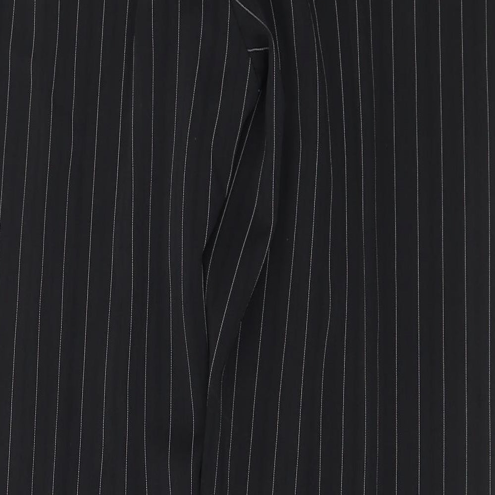 zucchero Womens Black  Polyester Capri Trousers Size 14 L29 in Regular