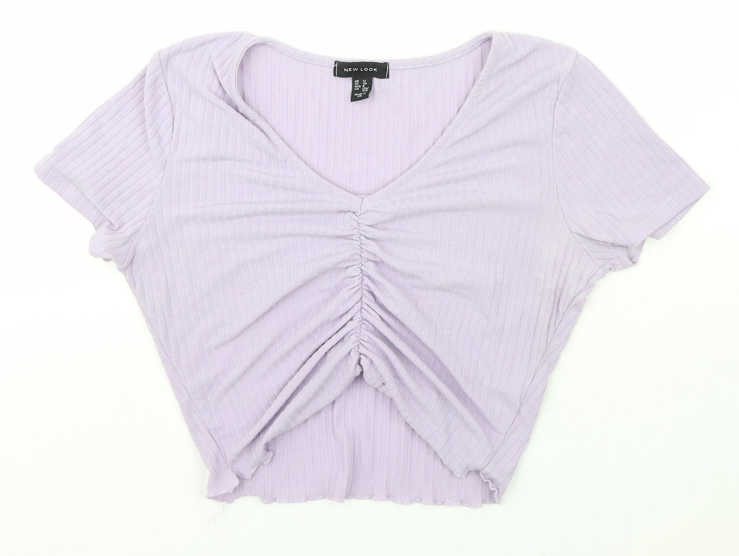 Womens UK Size 12 New Look Purple Pullover Jumper