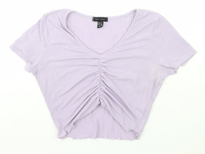 Womens UK Size 12 New Look Purple Pullover Jumper