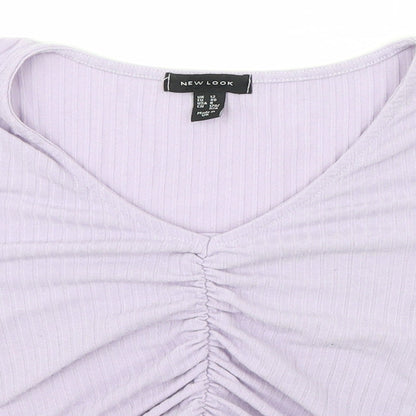 Womens UK Size 12 New Look Purple Pullover Jumper
