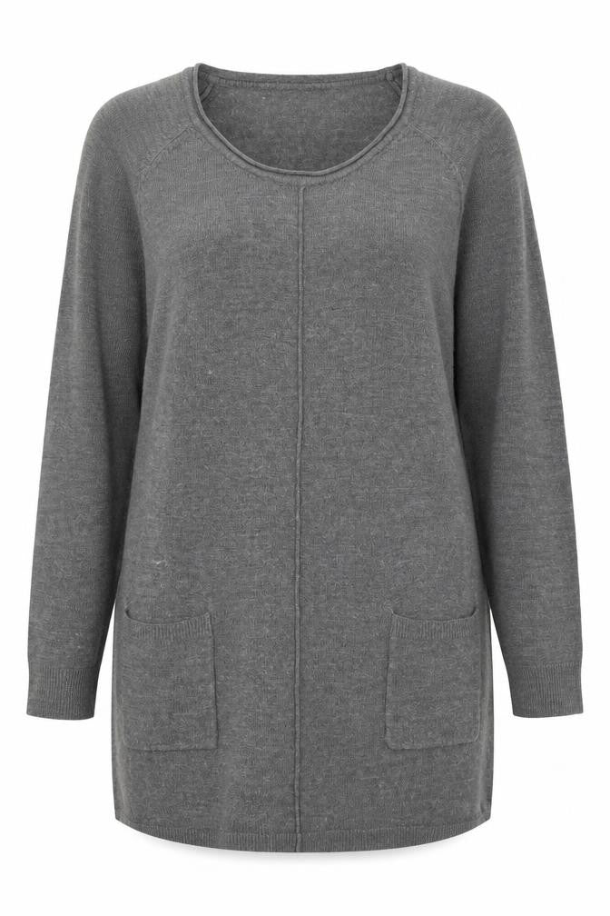Womens UK Size 14 Avenue Grey Pullover Jumper