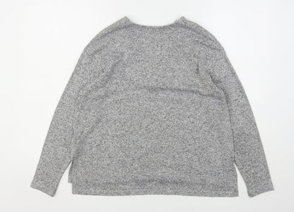 Womens UK Size S Zara Grey Pullover Jumper