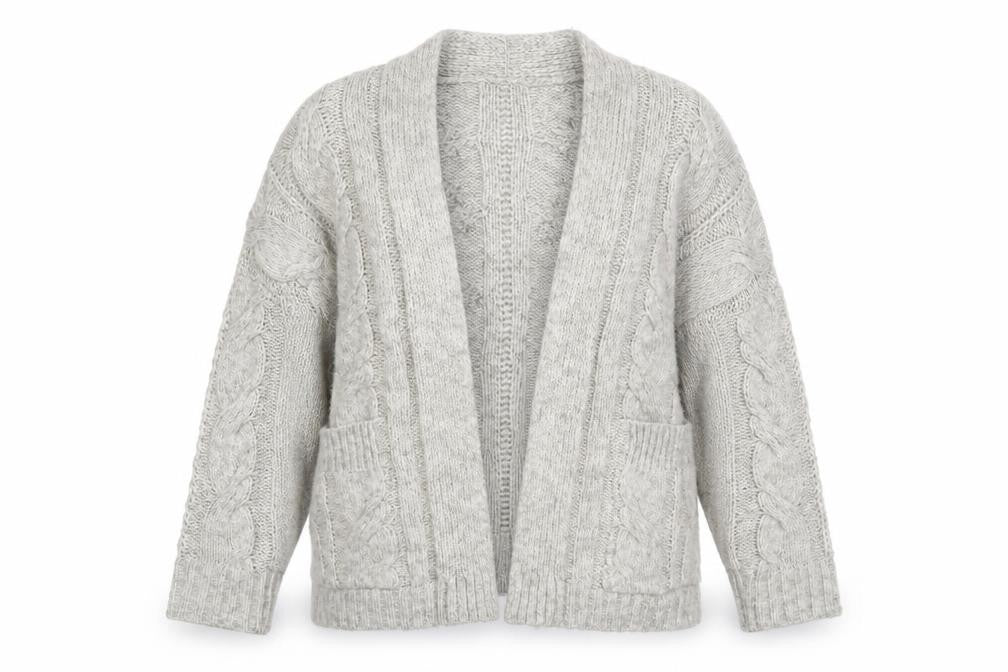 Womens UK Size 10 Primark Grey Cardigan Jumper