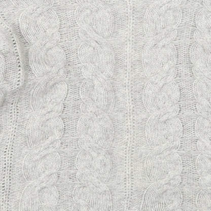 Primark Womens Grey V-Neck  Acrylic Cardigan Jumper Size 10