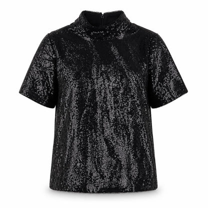 Womens UK Size XS Oasis Black Basic Blouse