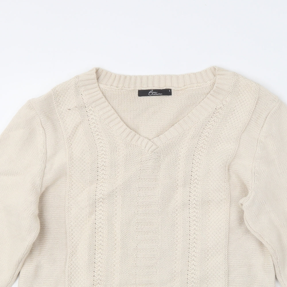 Womens UK Size S BM collection Beige Pullover Jumper