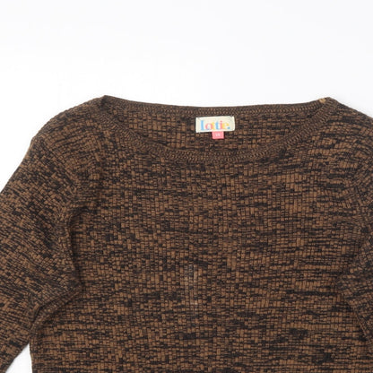 Lotties Womens  Round Neck  Acrylic Pullover Jumper Size 14