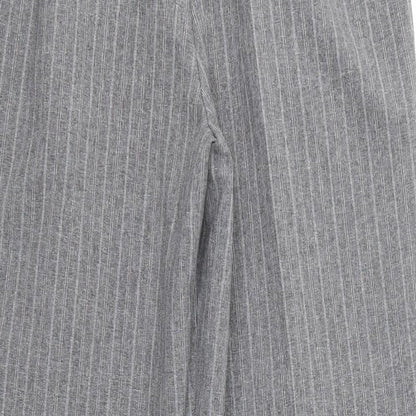 Womens UK Size 12 Marks and Spencer Regular Fit Dress Pants Grey Trousers