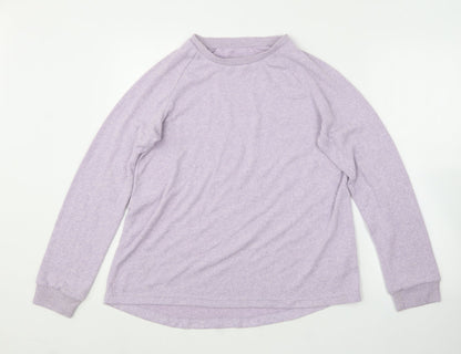 Primark Womens Purple Round Neck  Polyester Pullover Jumper Size S   - Size 10/12