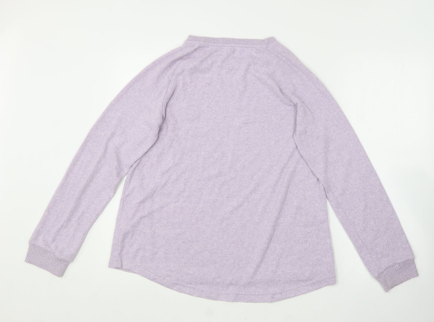 Primark Womens Purple Round Neck  Polyester Pullover Jumper Size S   - Size 10/12