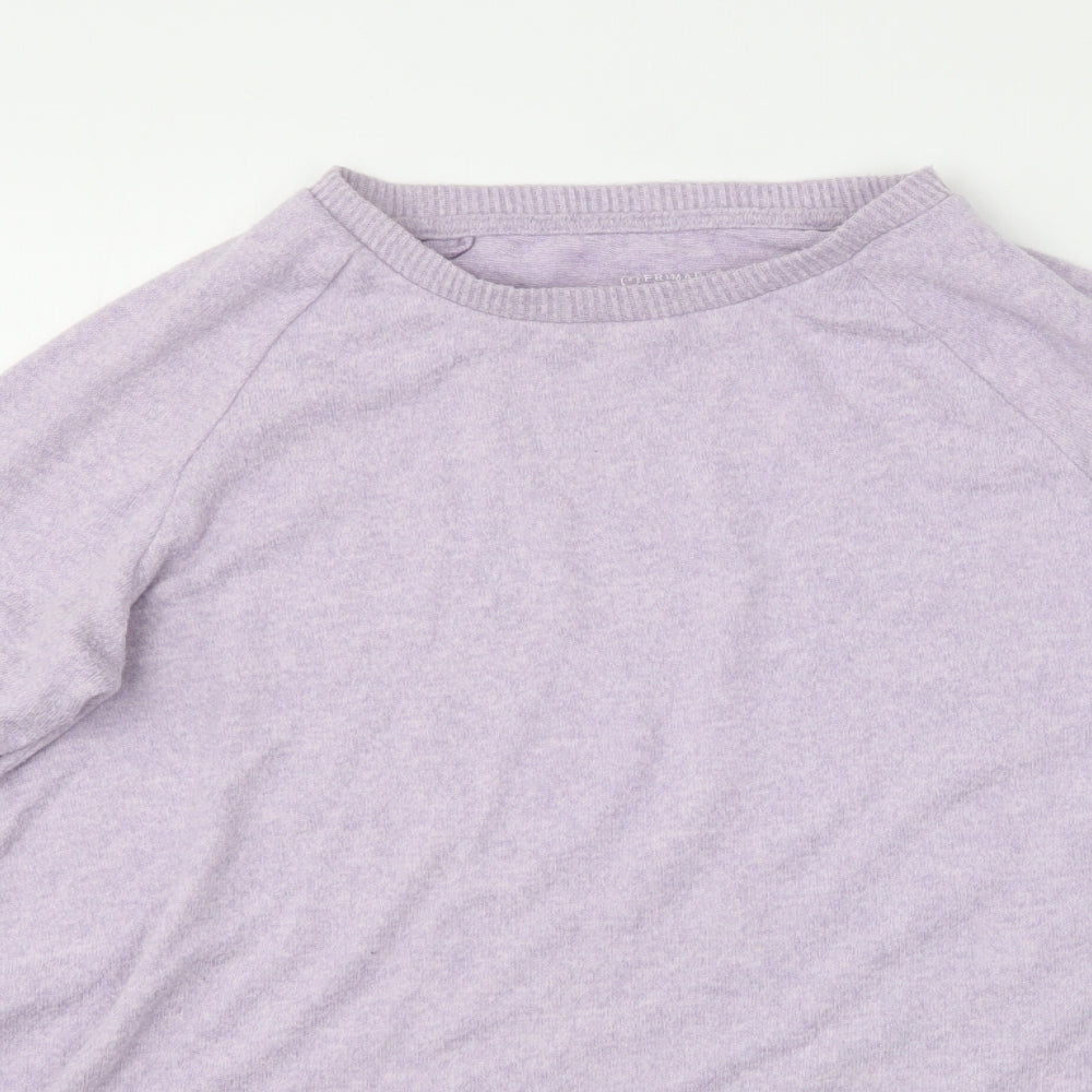 Primark Womens Purple Round Neck  Polyester Pullover Jumper Size S   - Size 10/12