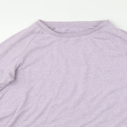 Primark Womens Purple Round Neck  Polyester Pullover Jumper Size S   - Size 10/12