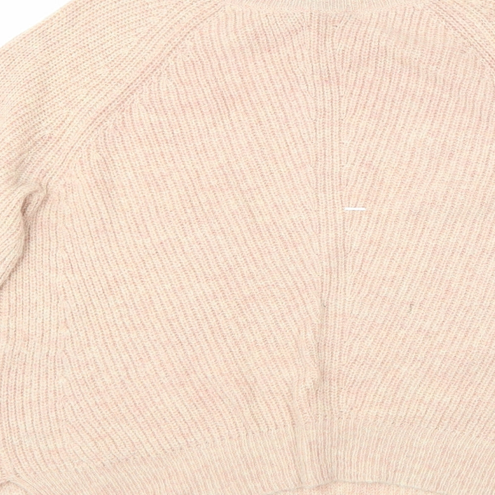 Womens UK Size S Marks and Spencer Pink Pullover Jumper