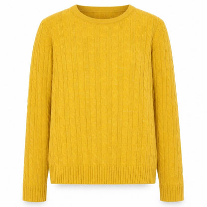 Womens UK Size S Chemistry Yellow Pullover Jumper