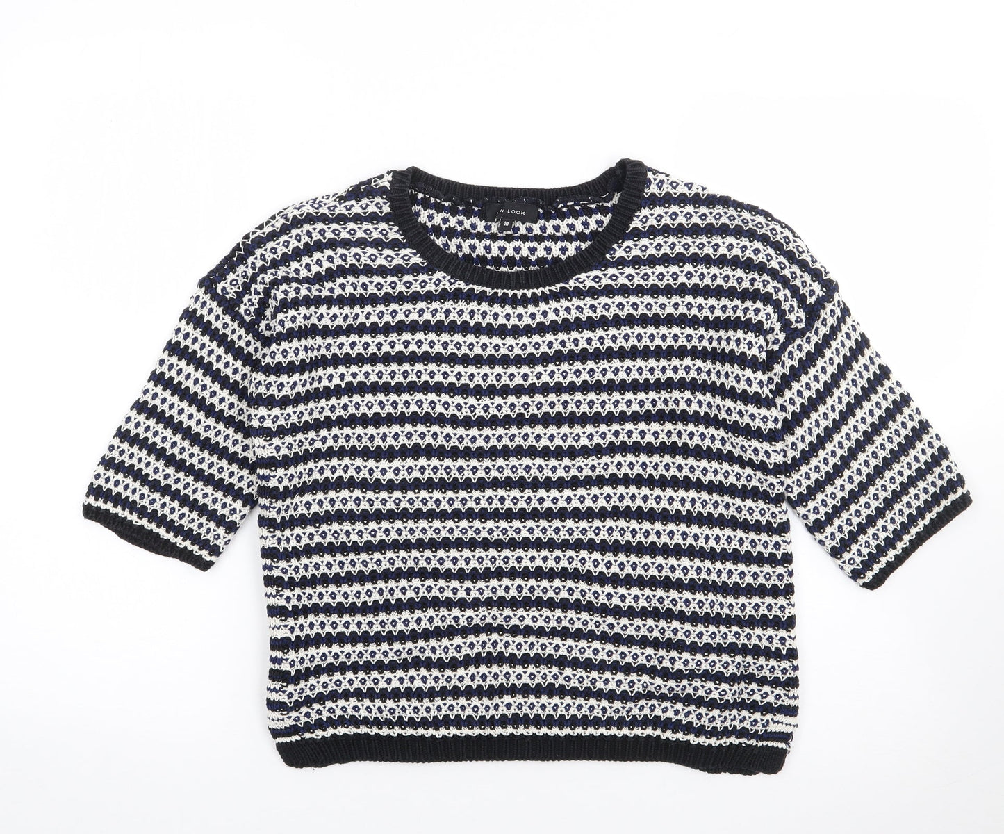 Womens UK Size 10 New Look Blue Pullover Jumper