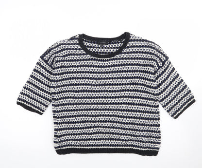 Womens UK Size 10 New Look Blue Pullover Jumper