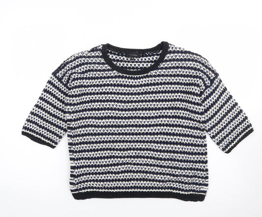 Womens UK Size 10 New Look Blue Pullover Jumper