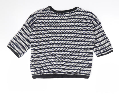Womens UK Size 10 New Look Blue Pullover Jumper