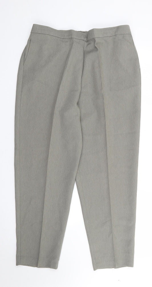 Womens UK Size 20 Saira of Manchester Regular Fit  Green Trousers