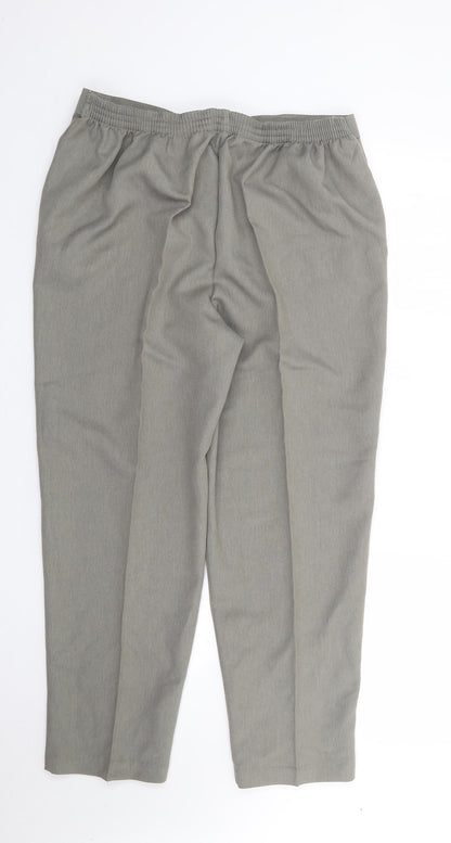 Womens UK Size 20 Saira of Manchester Regular Fit  Green Trousers