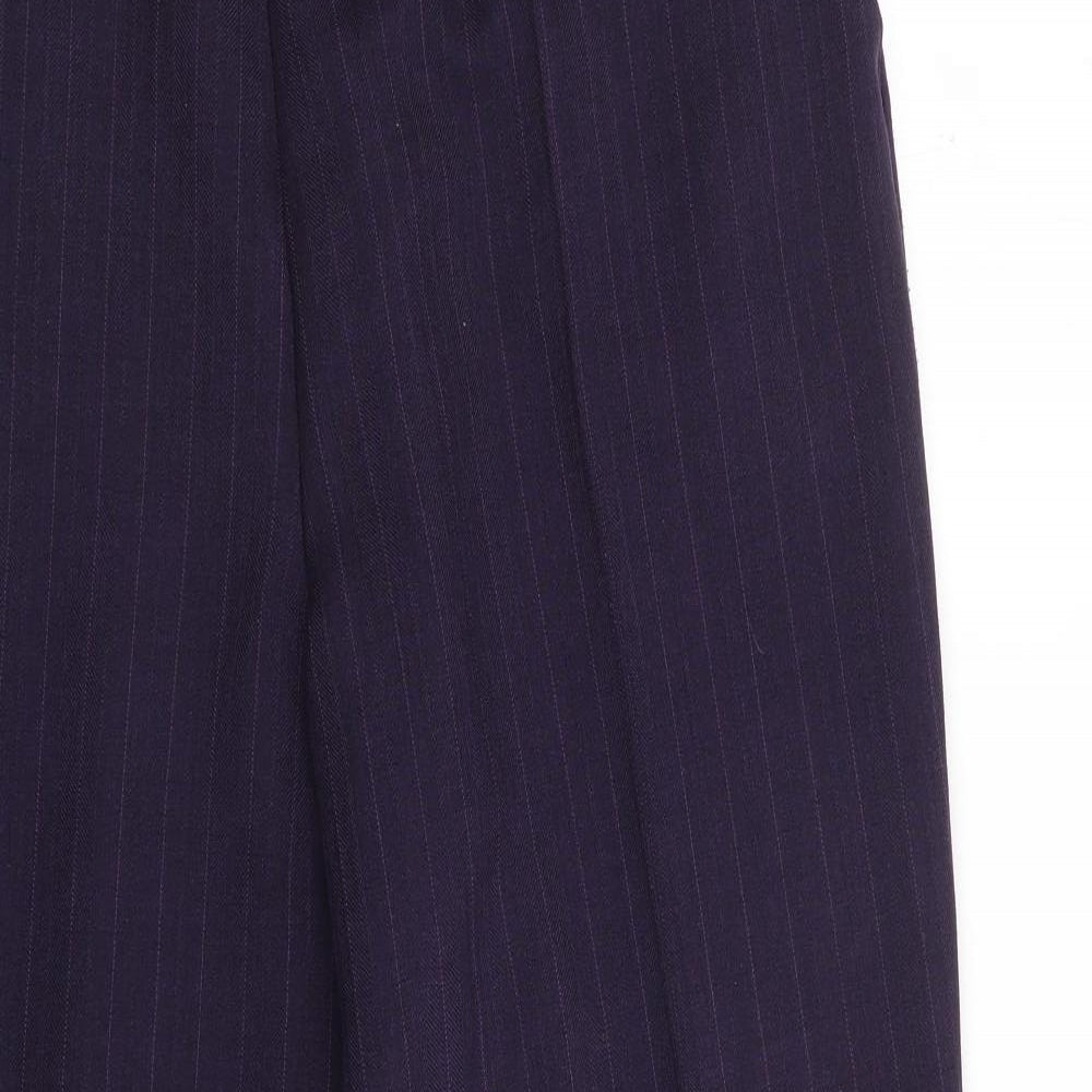 Womens UK Size 37 in Preworn Regular Fit  Purple Trousers