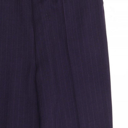 Womens UK Size 37 in Preworn Regular Fit  Purple Trousers