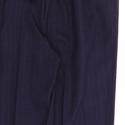 Womens UK Size 37 in Preworn Regular Fit  Purple Trousers