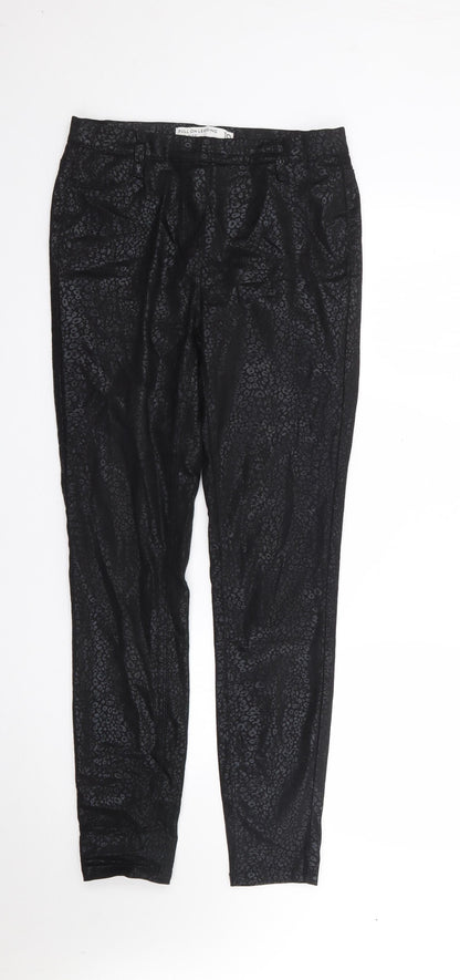 Womens UK Size 10 NEXT Regular Fit Jegging Black Trousers