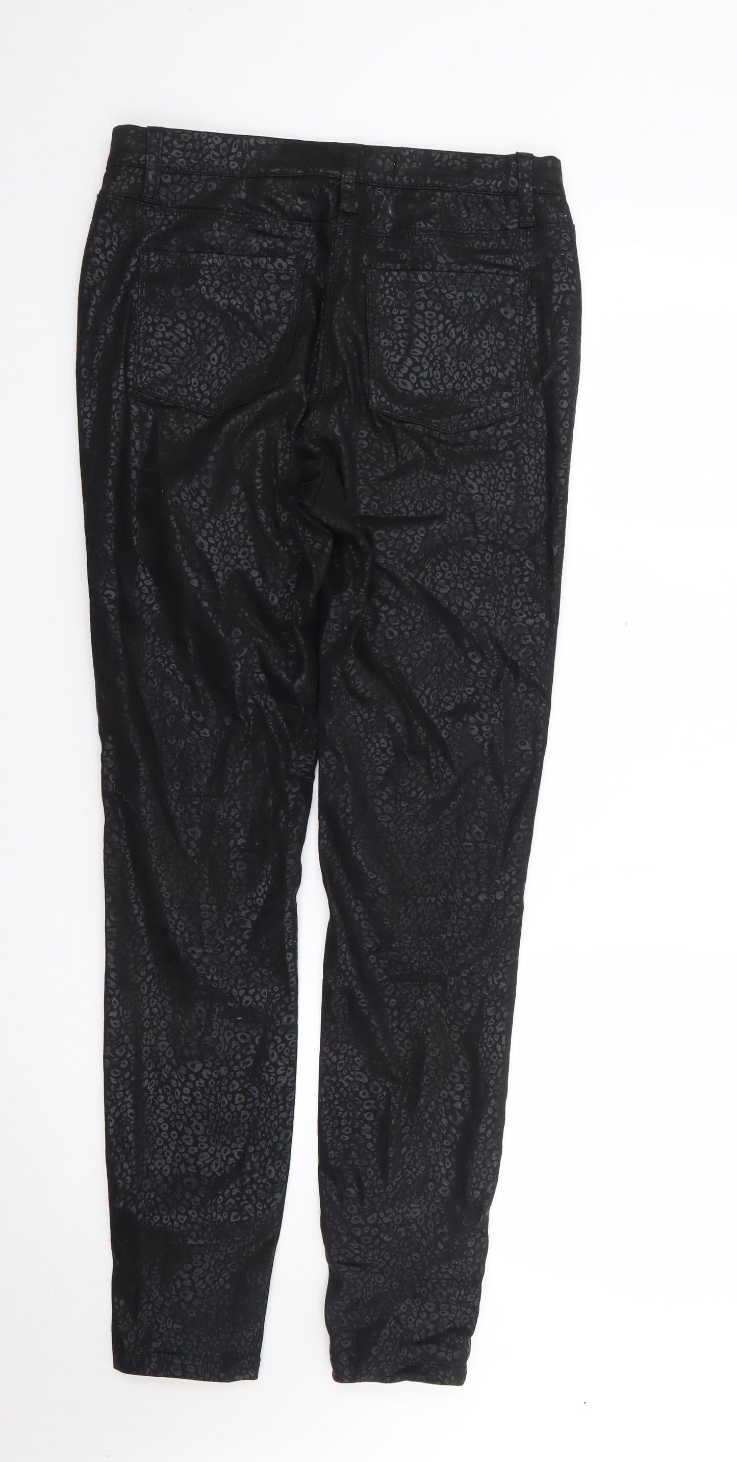 Womens UK Size 10 NEXT Regular Fit Jegging Black Trousers