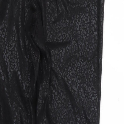 Womens UK Size 10 NEXT Regular Fit Jegging Black Trousers