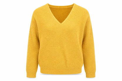 Womens UK Size S New Look Yellow Pullover Jumper