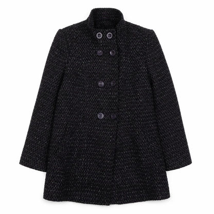EWM Womens Purple   Overcoat Coat Size S