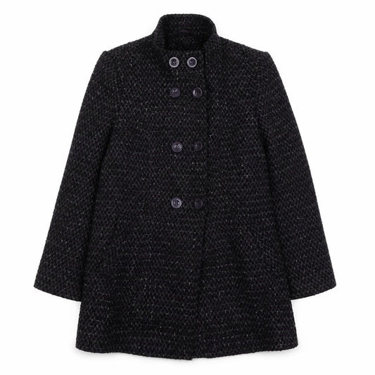 EWM Womens Purple   Overcoat Coat Size S