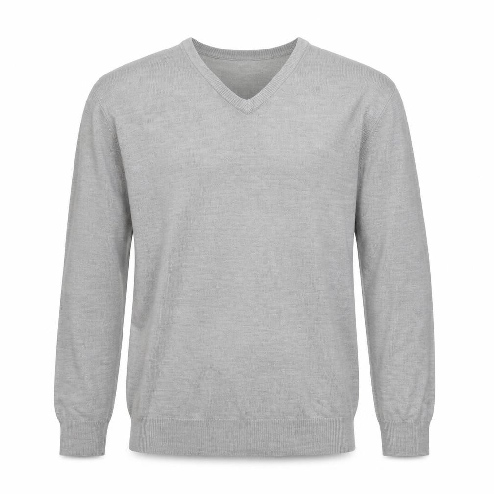 Mens UK Size M Greenwoods Grey Pullover Jumper
