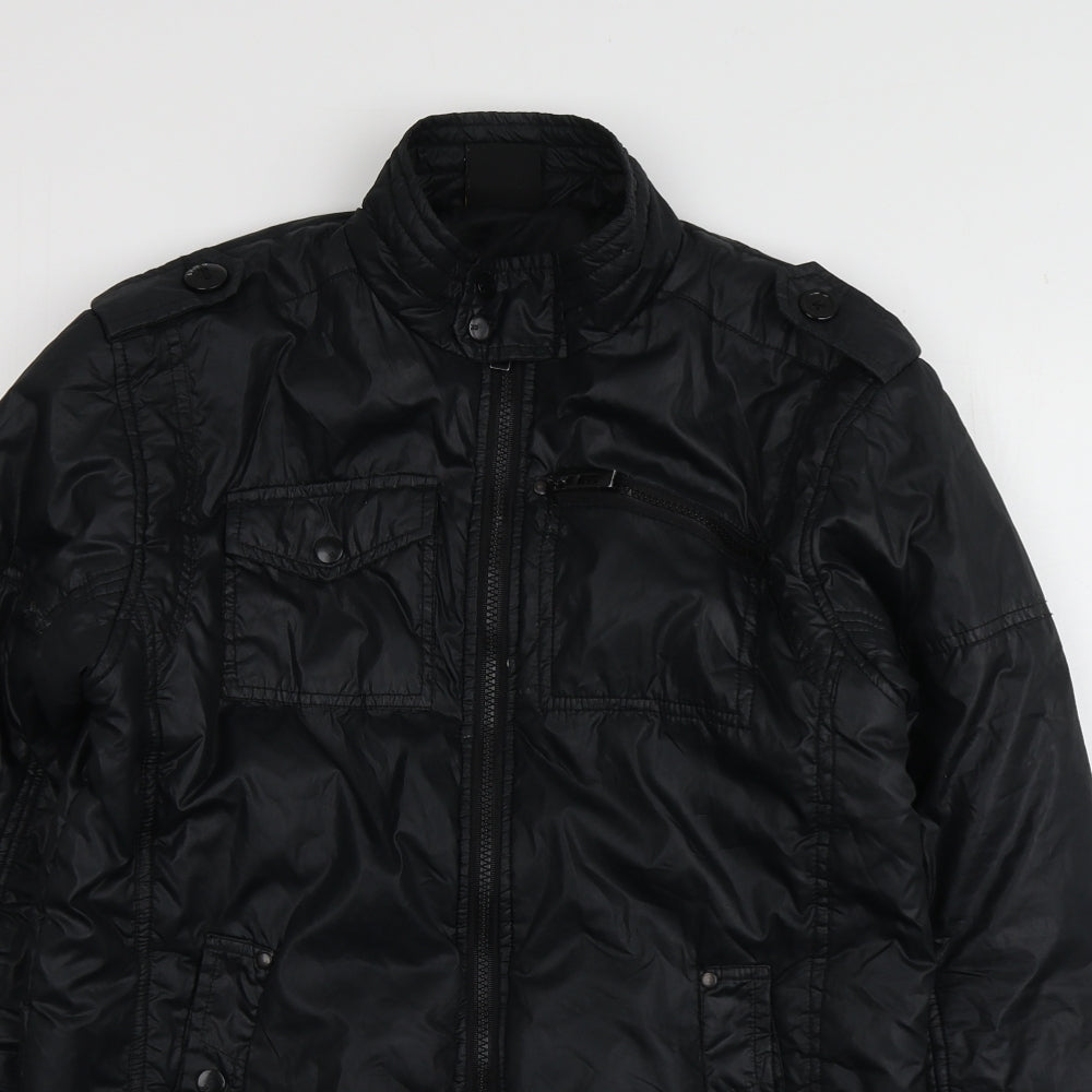 Mens UK Size S S-Fly Black Jacket