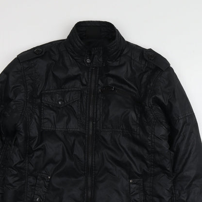 Mens UK Size S S-Fly Black Jacket