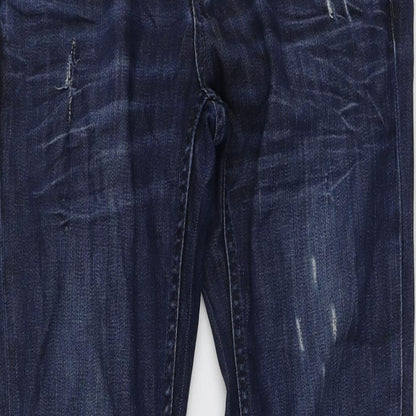 Baxter Womens Blue  Cotton Skinny Jeans Size 28 L28 in Regular
