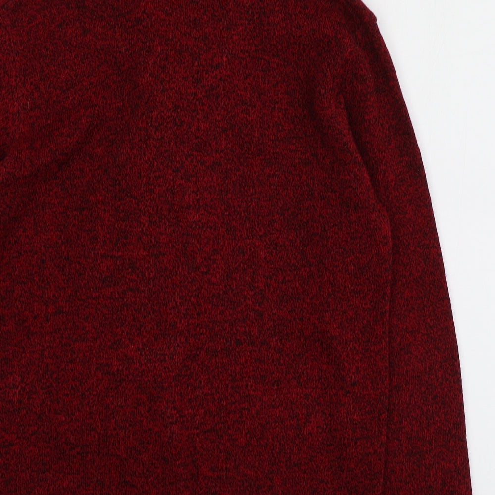 Womens UK Size S Mia Moda Red Pullover Jumper
