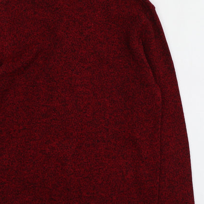 Womens UK Size S Mia Moda Red Pullover Jumper
