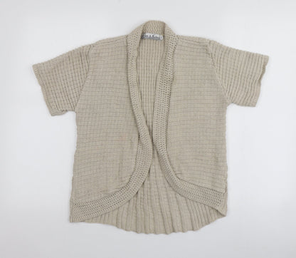 Womens UK Size L Pure&Natural Beige Shrug Jumper