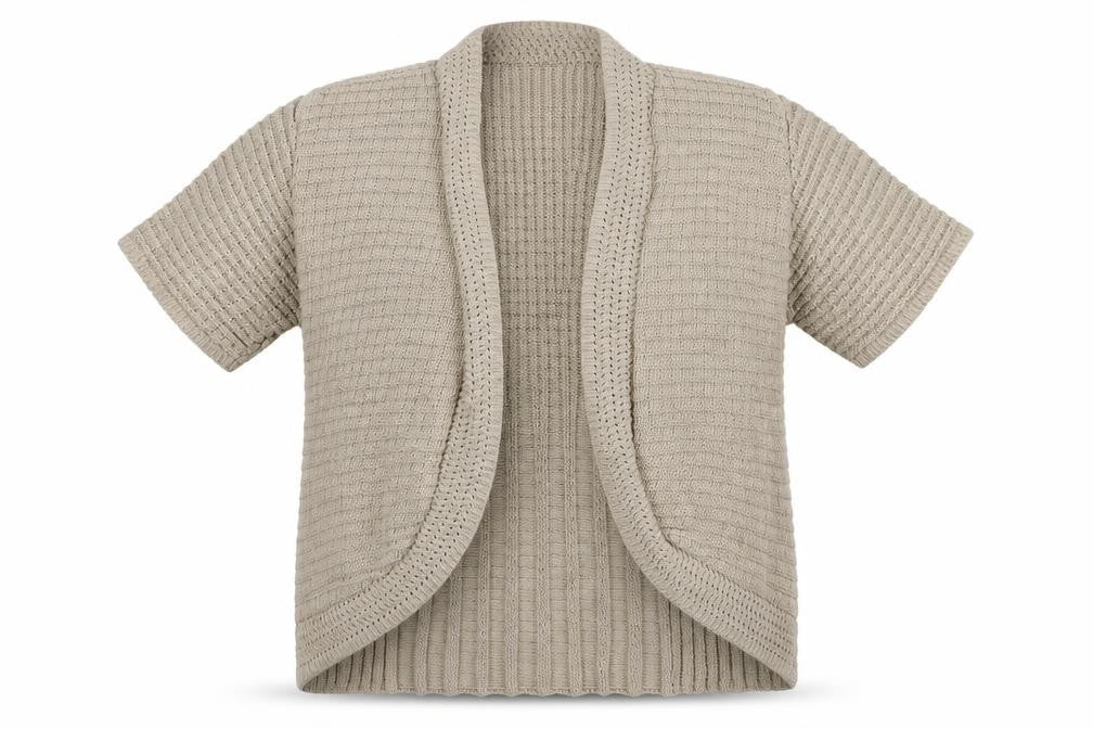 Womens UK Size L Pure&Natural Beige Shrug Jumper