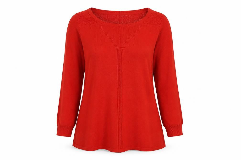 Womens UK Size 8 Principles Orange Pullover Jumper