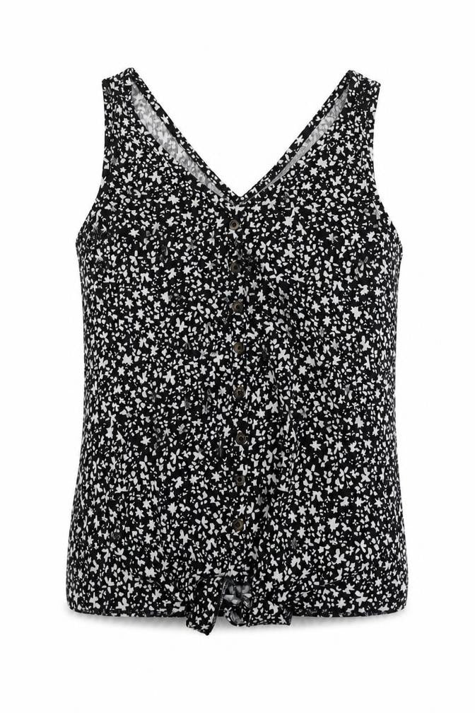 Womens UK Size S Dunnes Stores Black Basic T-Shirt