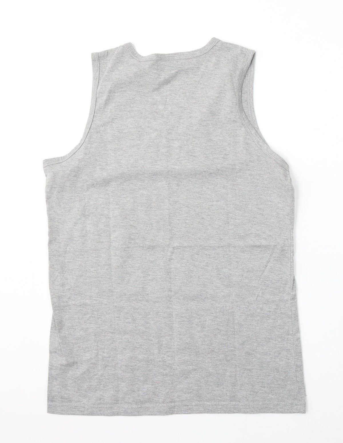 Jienihao Womens Grey  Cotton Basic Tank Size M Round Neck