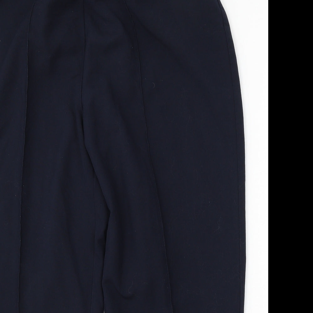 Womens UK Size 18 Mia Moda Regular Fit  Blue Trousers